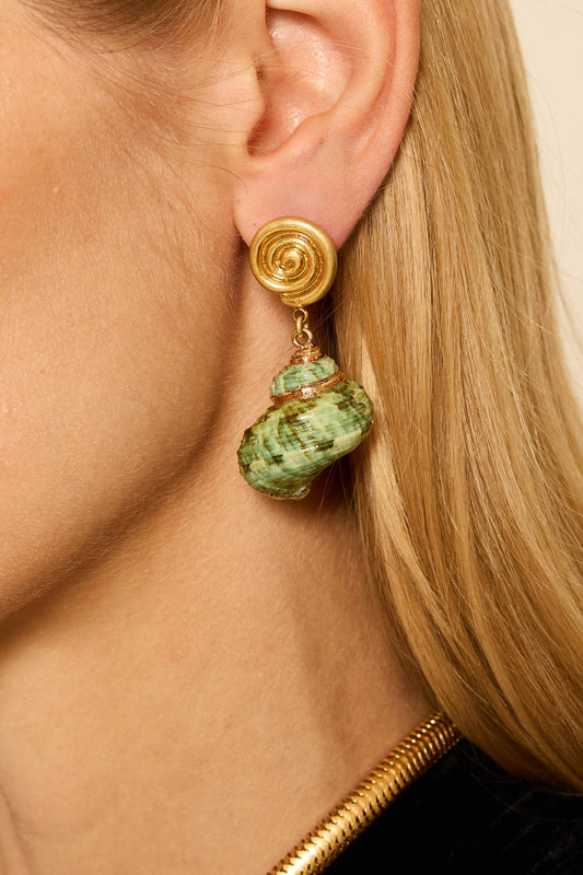 Aggie Green Earrings