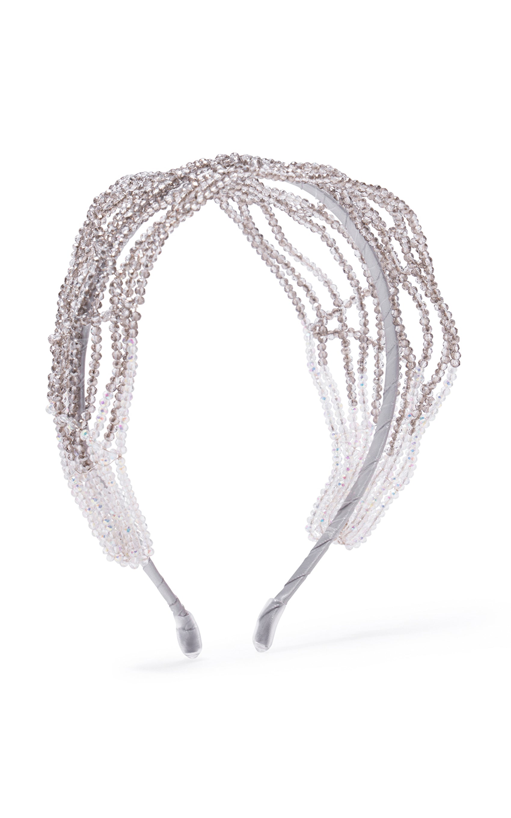 Crystal-Beaded Lace Headband