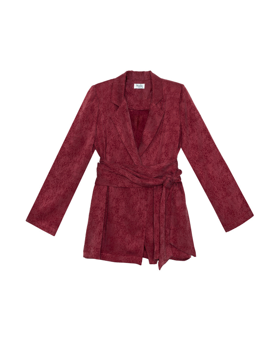 BURGUNDY BLAZER