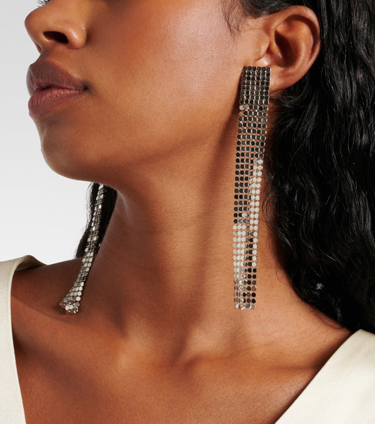 Chainmail drop earrings