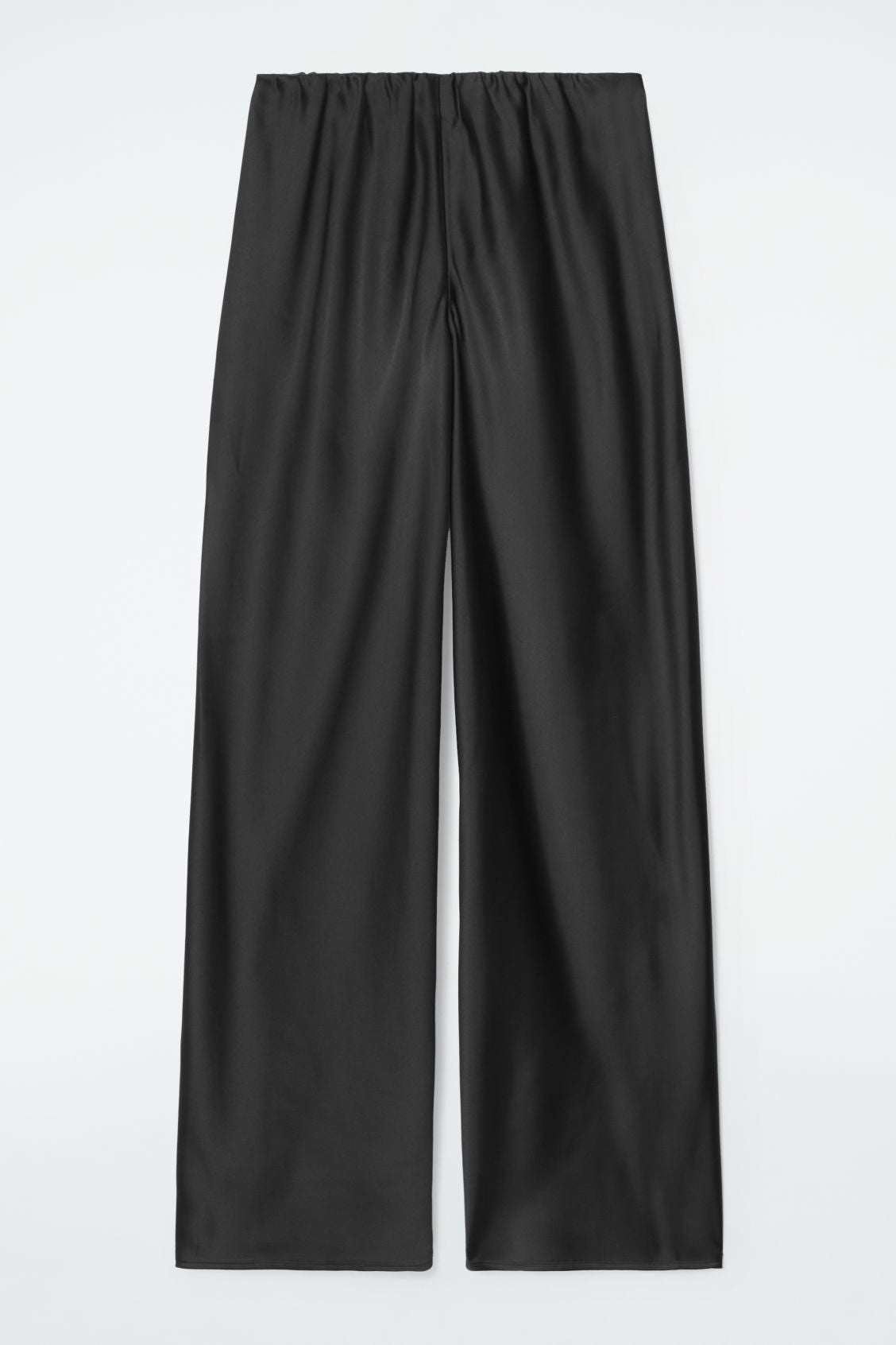 ELASTICATED SATIN TROUSERS