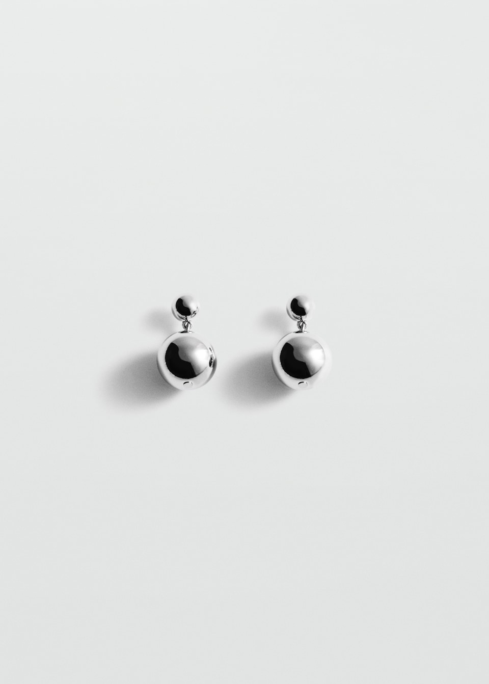 Earrings with ball design