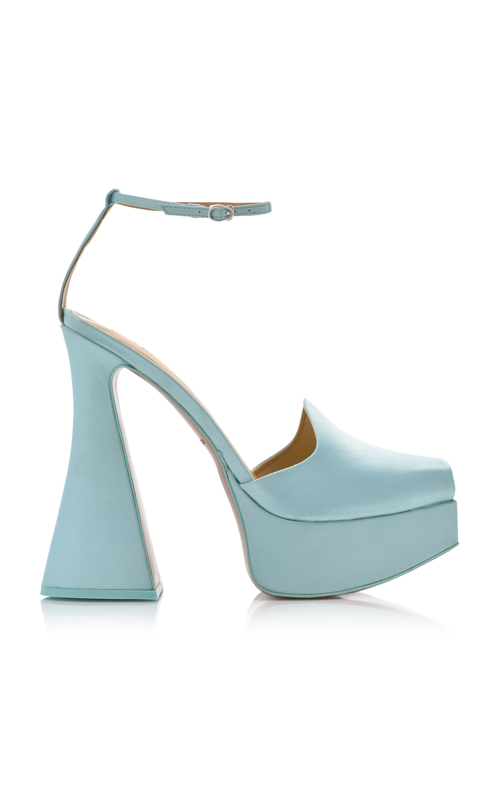 Laina Satin Platform Pumps