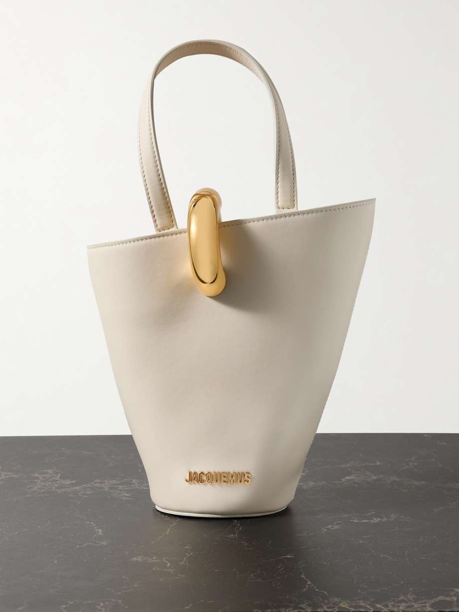 Le Petit Bambola embellished asymmetric leather tote