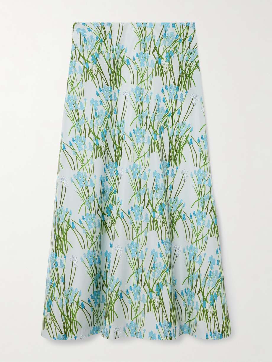 Leanne floral print woven maxi skirt