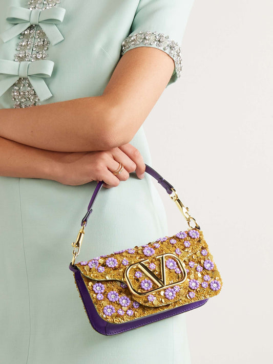 Loco small embellished leather bag