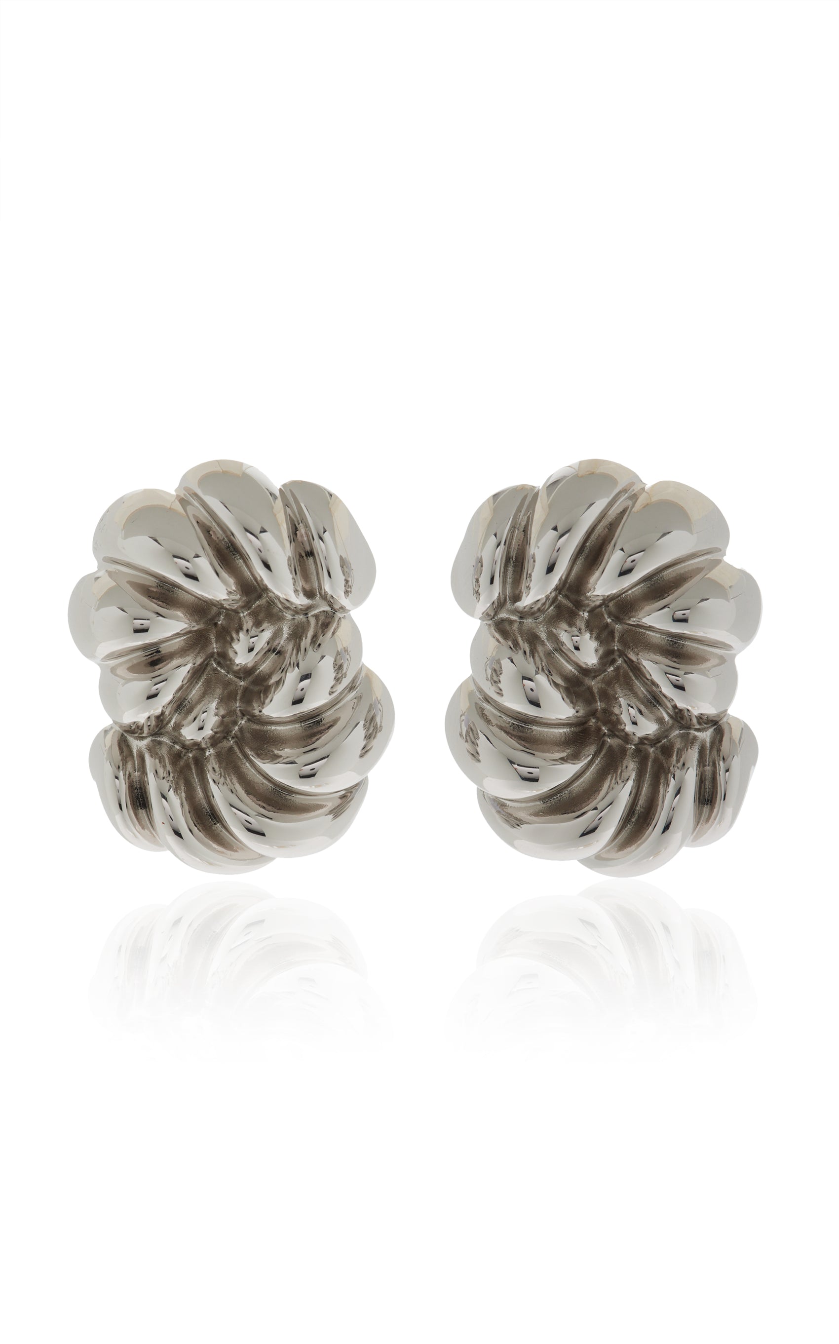 Loulou Rhodium-Plated Earrings