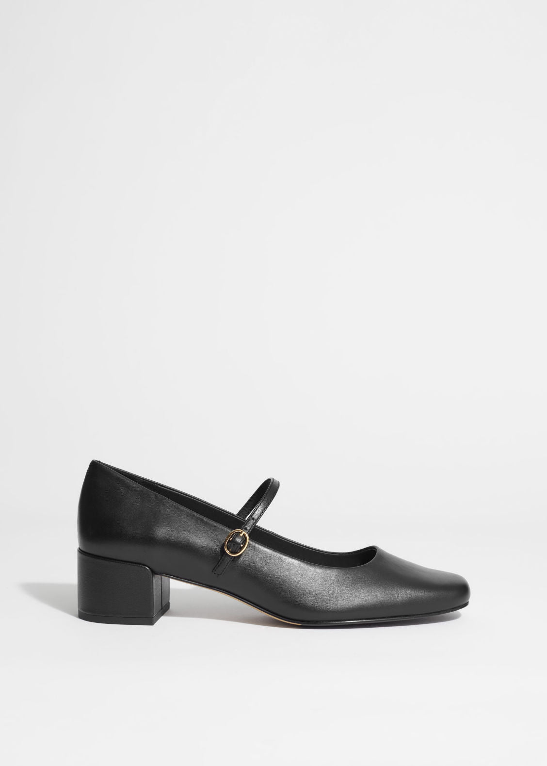 Mary Jane Leather Pumps