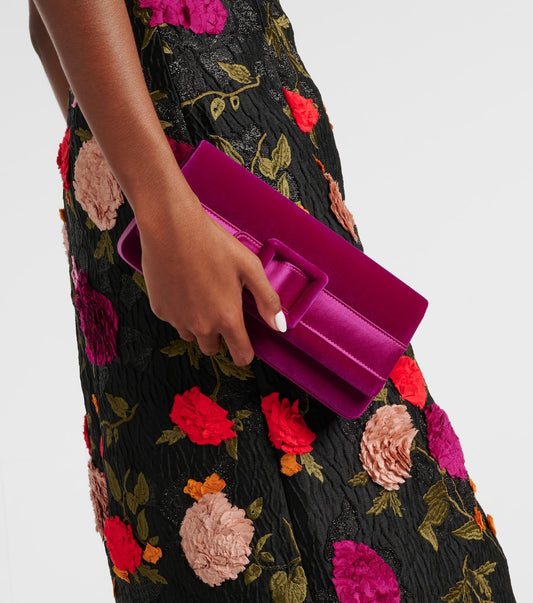 Maygot velvet clutch