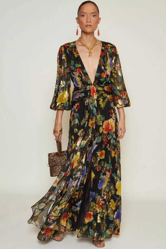 Meera Silk Blend Gown