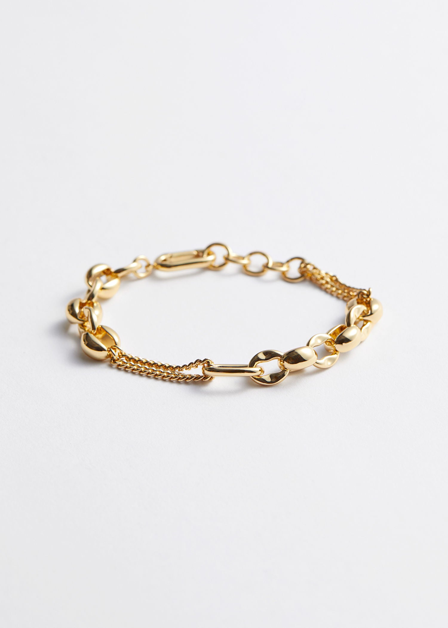 Mixed Chain Bracelet gold