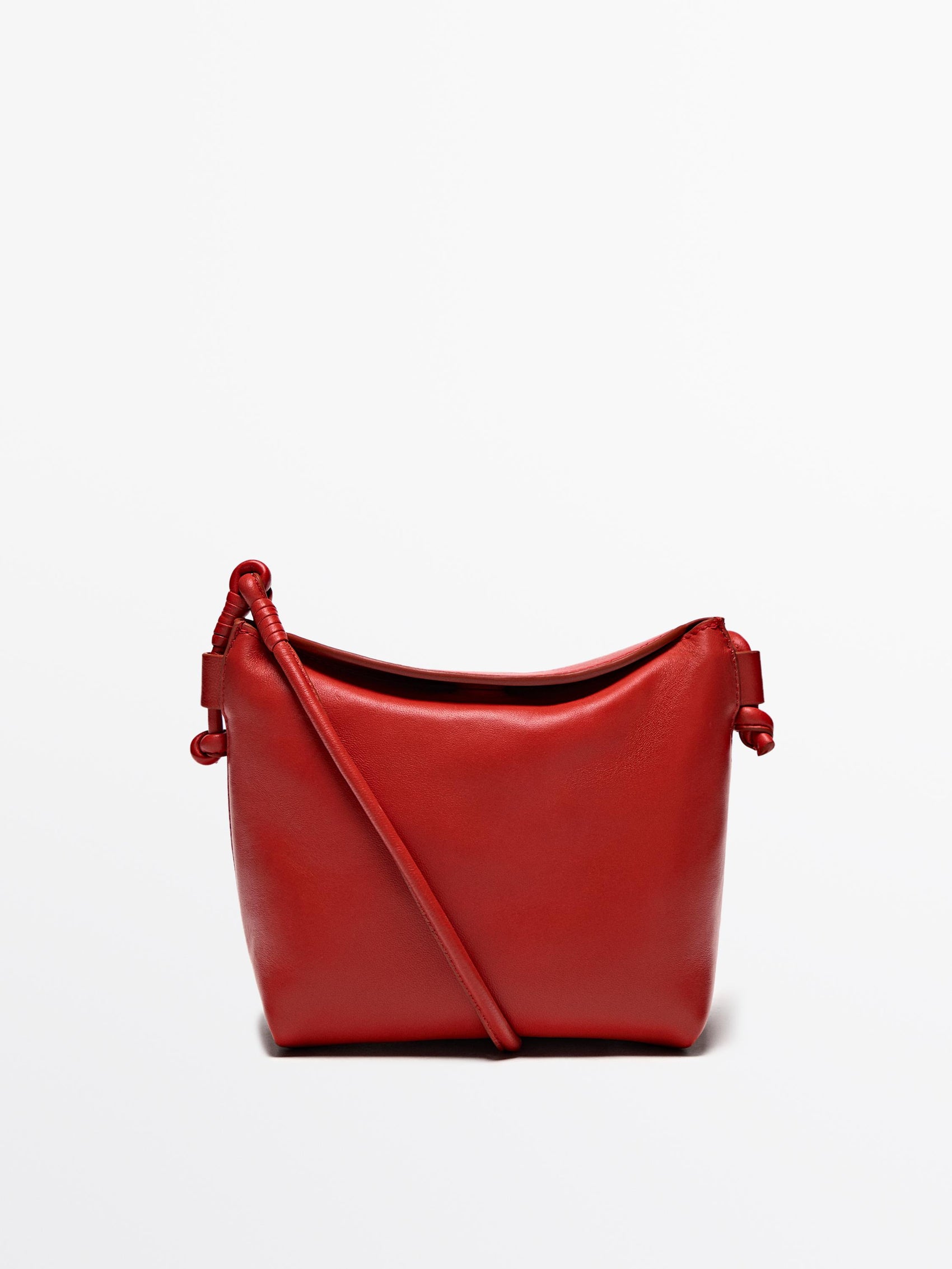 Nappa leather crossbody bag