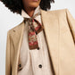 Printed Silk Twill Scarf