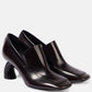 Leather Loafer Pumps