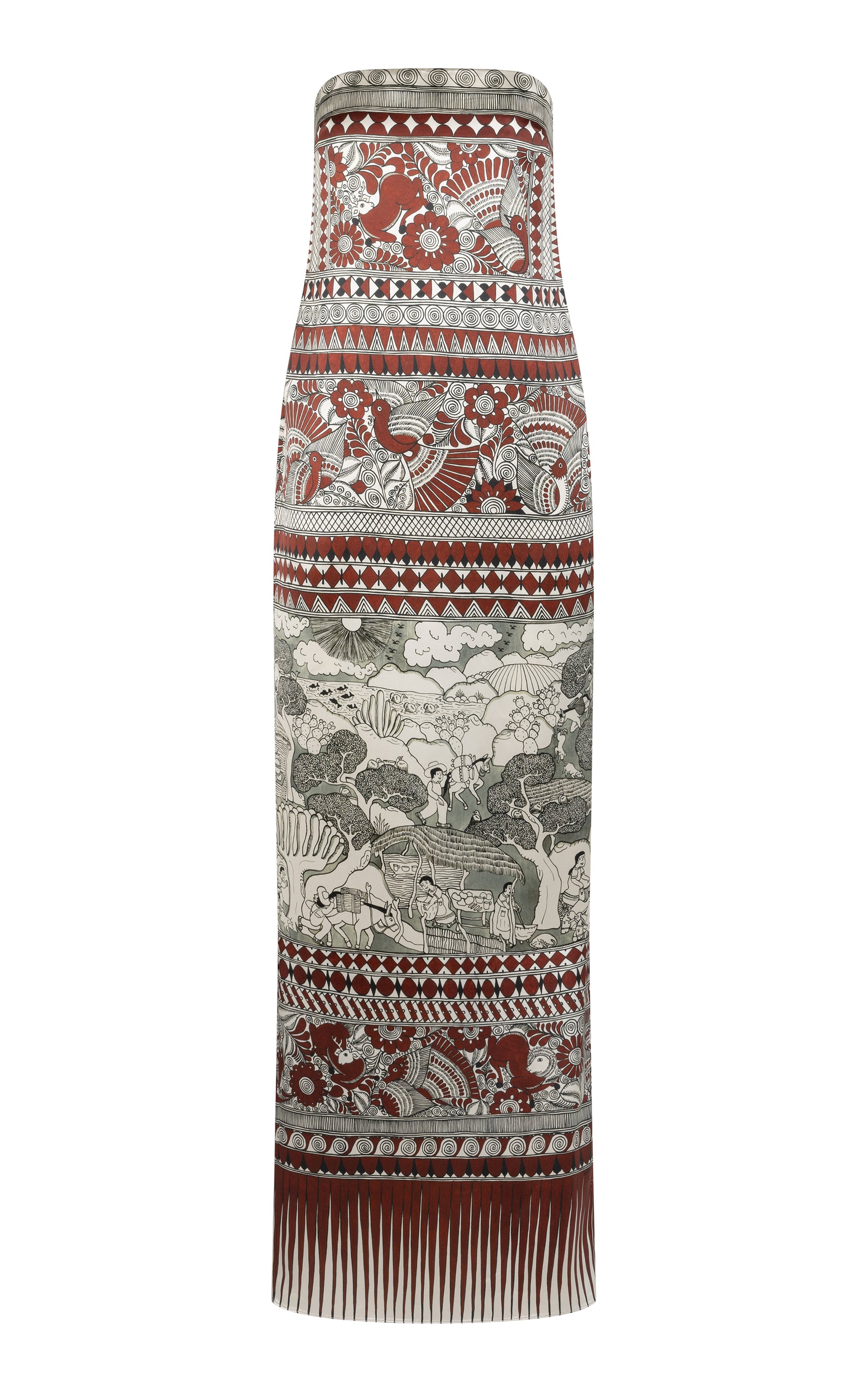 Rodrigo Printed Silk Maxi Dress