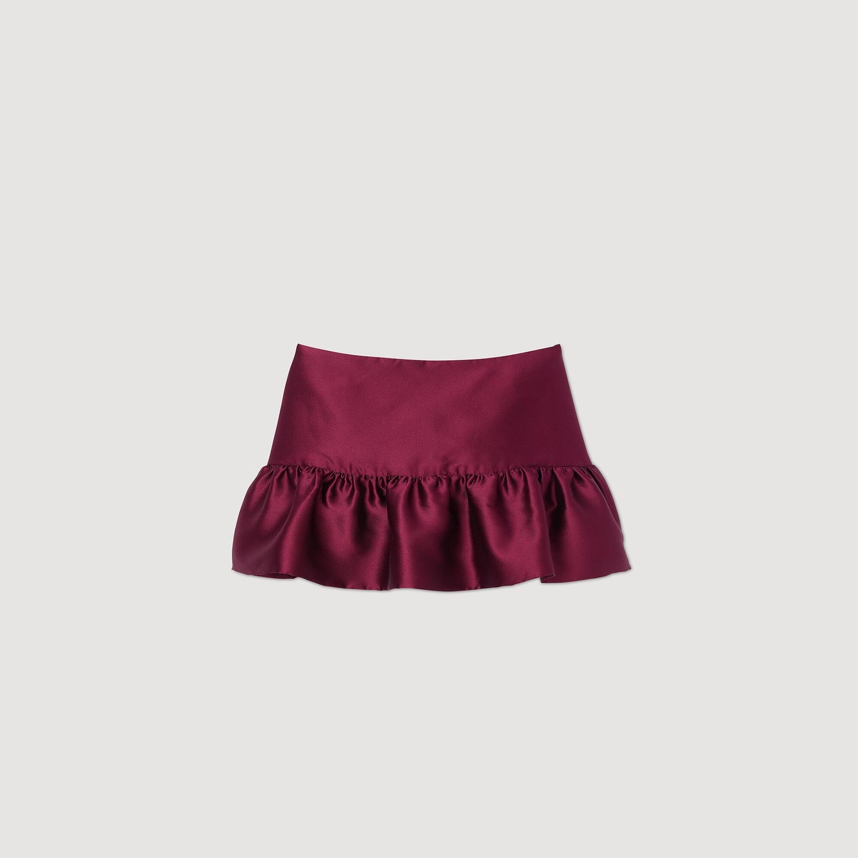 Satin skort