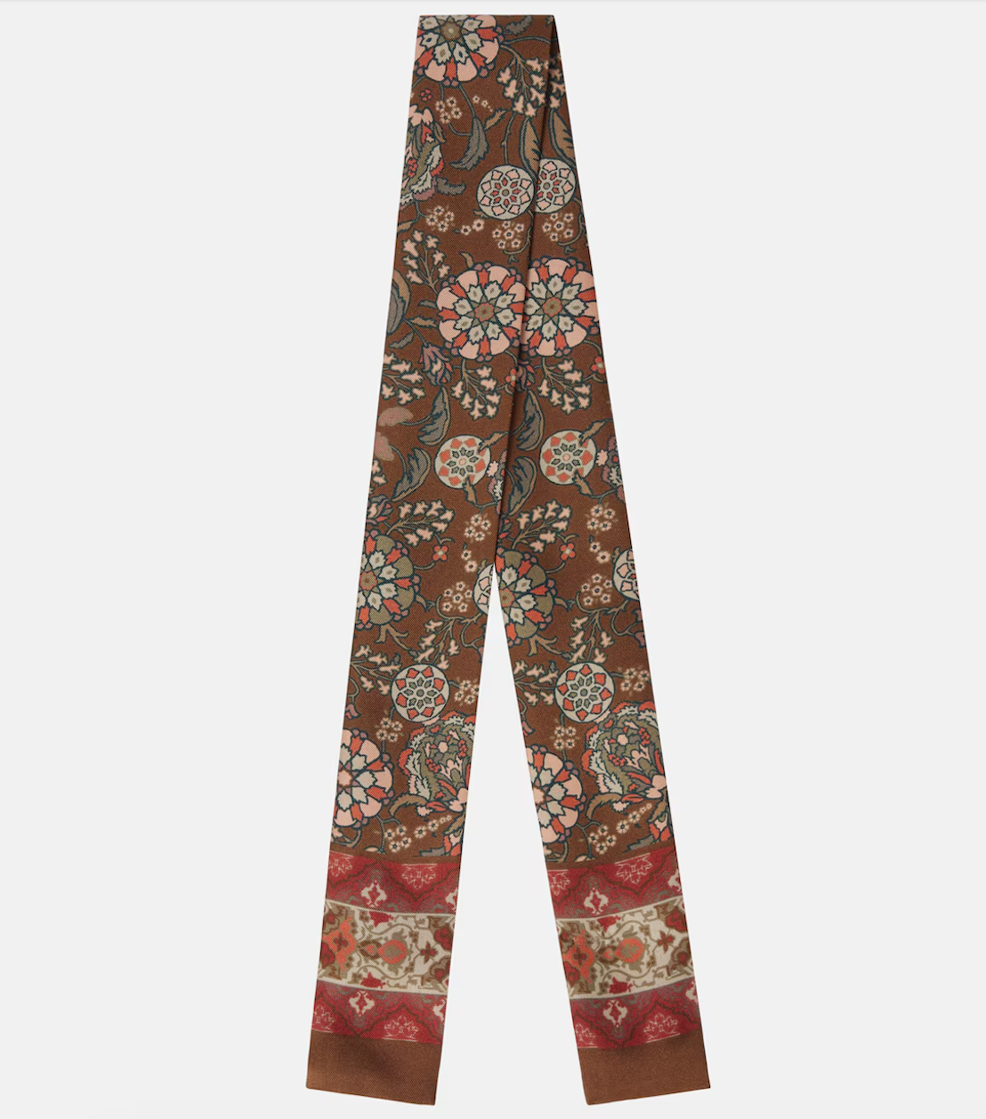 Printed Silk Twill Scarf
