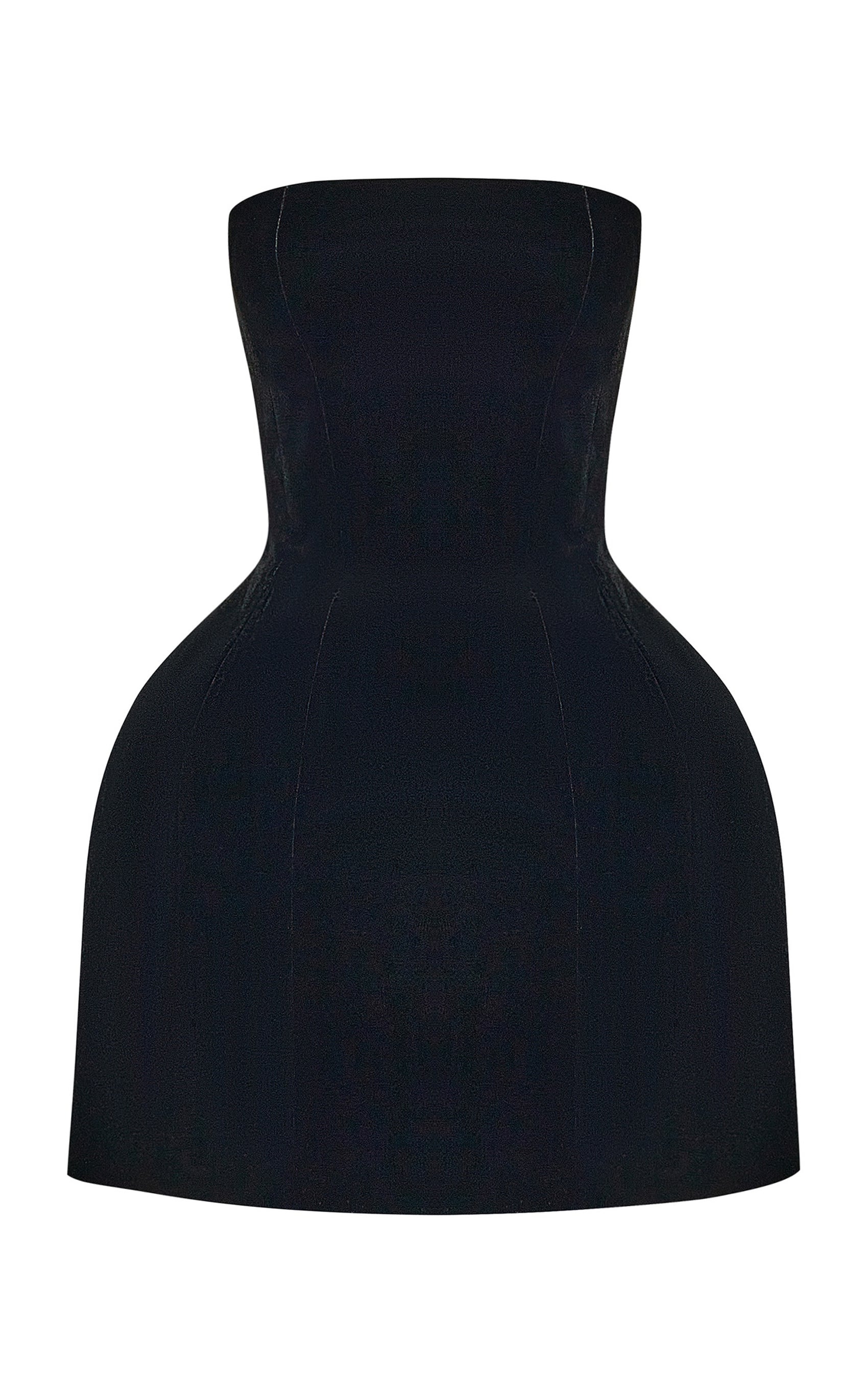 Sculpted Velvet Mini Dress