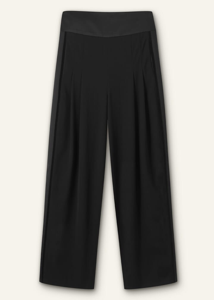 Tapered Fluid Leg Tux Trouser