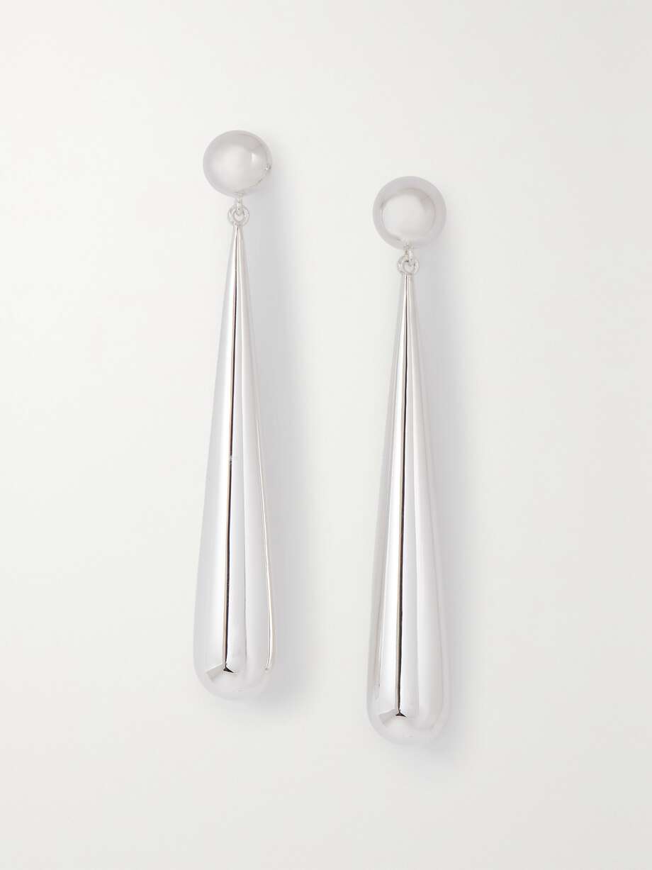 The Louise silver earrings