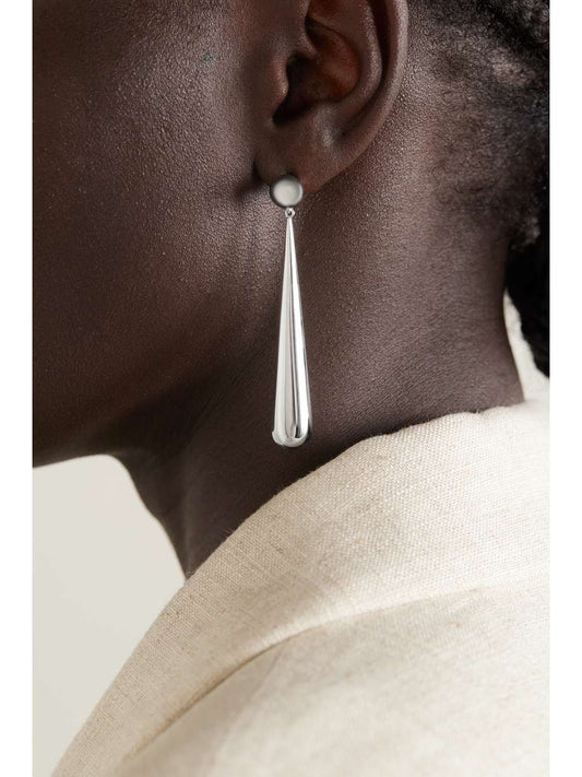 The Louise silver earrings