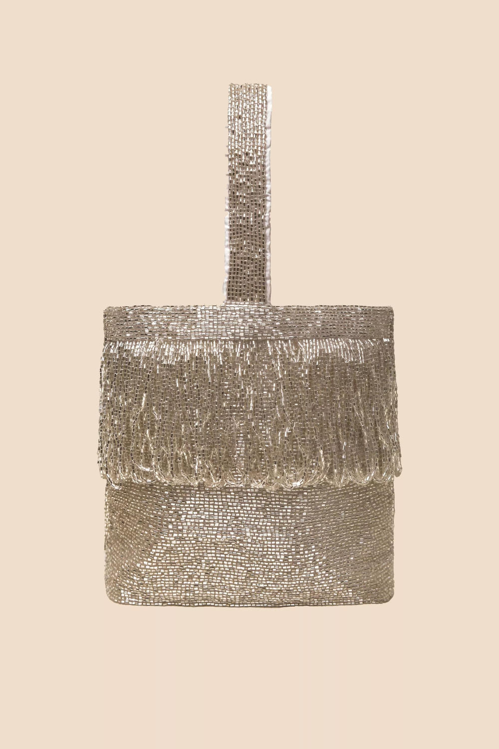 Zenni Beaded Bucket Bag