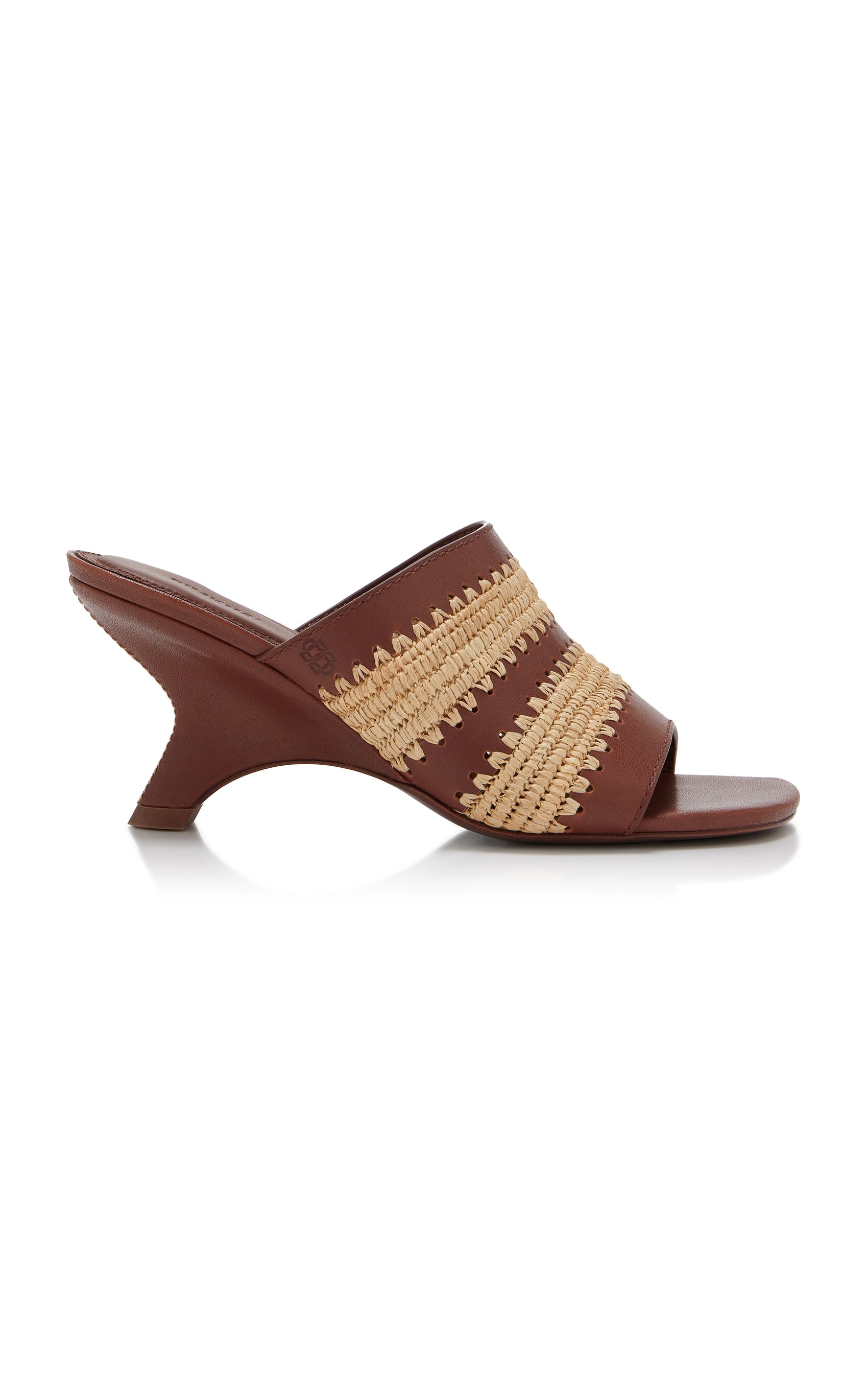 Shadow Raffia Sandals